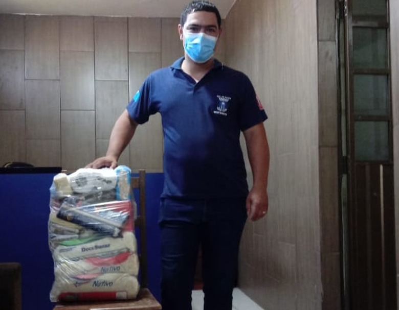 Filiados do Sisem são beneficiados por sorteios mensais, em Amambai Um dos sorteados do mês / Foto: Sisem