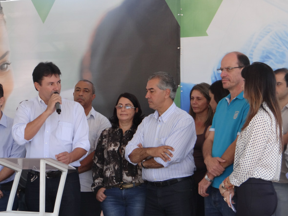 Governador assina convênios e inaugura serviços da Caravana da Saúde em Amambai Presidente do legislativo de Amambai, vereador Jaime Bambilfoto: Moreira Produções