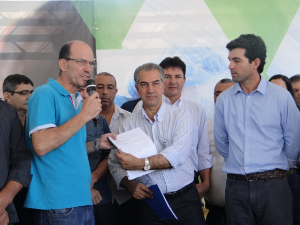 Governador assina convênios e inaugura serviços da Caravana da Saúde em Amambai Prefeito de Amambai Sérgio Barbosa / Foto: Moreira Produções
