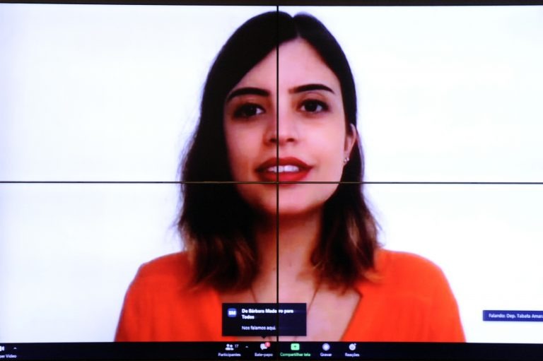 Tabata Amaral é uma das autoras do PL que detalha a distribuição dos recursos do Fundeb / Foto: Gustavo Sales/Câmara dos Deputados