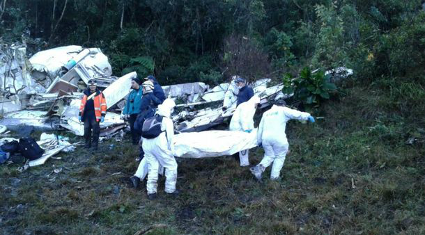 Chapecoense: identificação de vítimas termina e 15 corpos estão liberados Foto: Divulgação