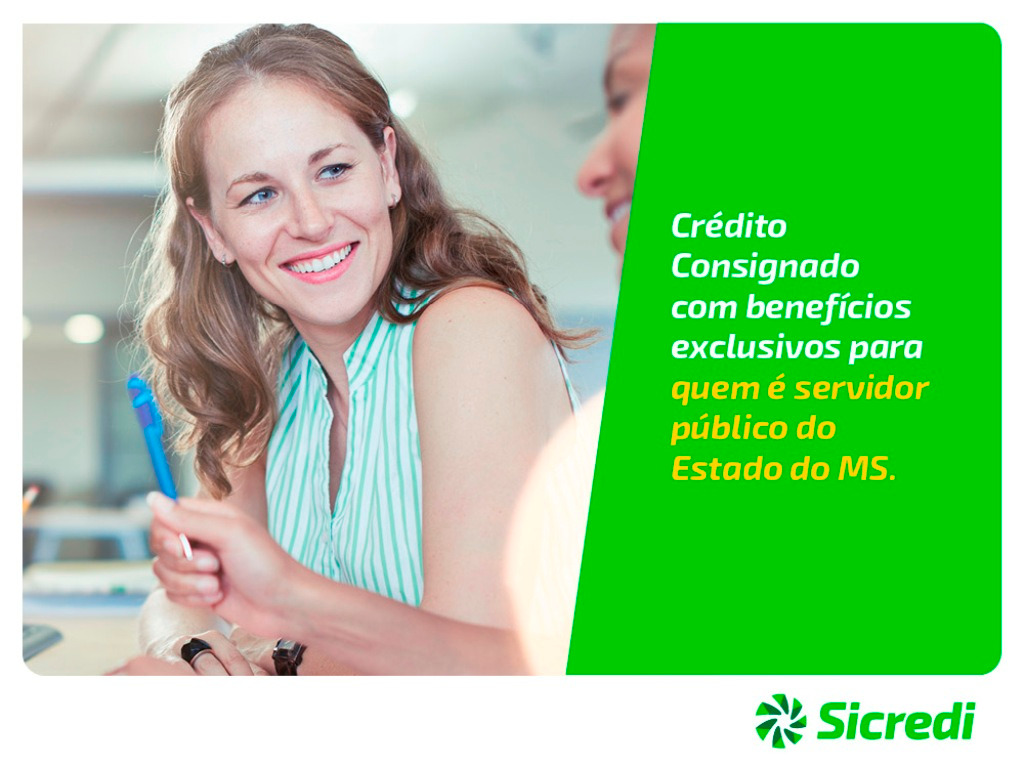 Sicredi disponibiliza crédito consignado para servidores público do MS Sicredi disponibiliza crédito consignado para servidores público do MS