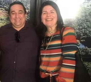 Prefeito e cunhada Glaucia (Foto: Reprodução, Facebook)