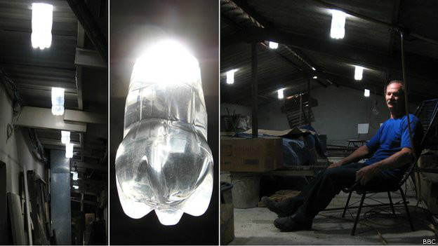 Brasileiro inventor de 'luz engarrafada' tem ideia espalhada pelo mundo