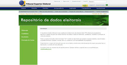 Dados estatísticos das prestações de contas já estão disponíveis na internet Dados estatísticos das prestações de contas já estão disponíveis na internet