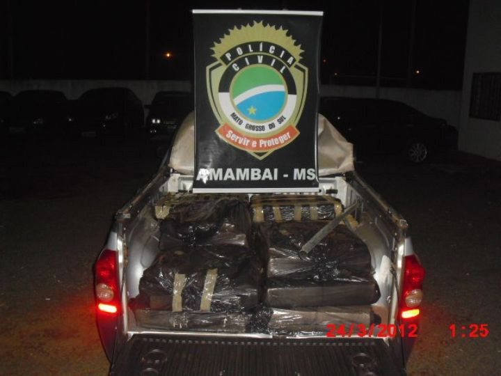Polícia Civil de Amambai apreende maconha nesta sexta-feira (23)