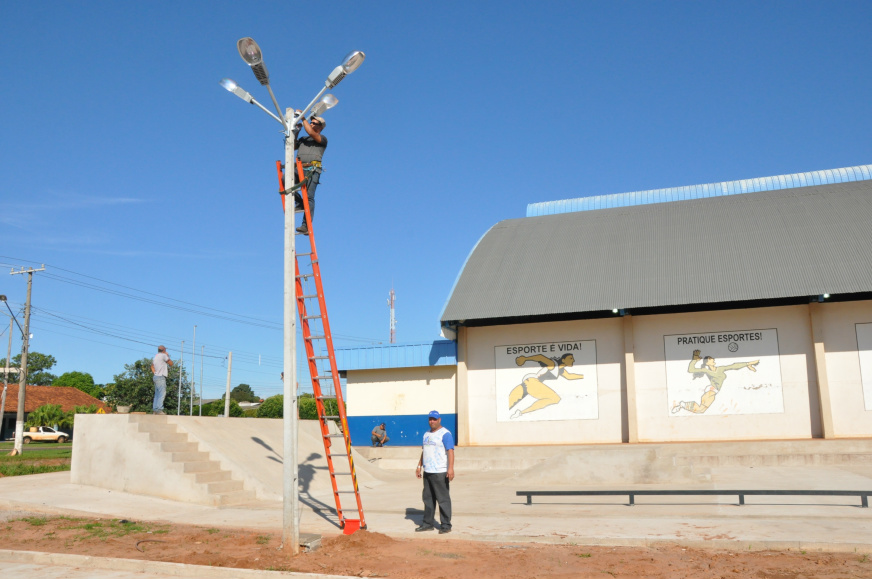 Iluminação da Pista já está instalada / Foto: Assessoria