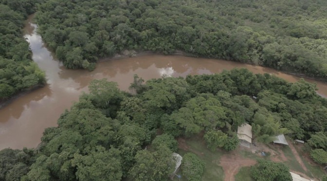 Ponto em que o rio da Prata deságua no Formoso / Foto: Semagro