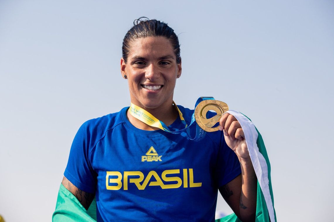 Ana Marcela é escolhida como melhor nadadora de águas abertas do mundo Miriam Jeske/COB