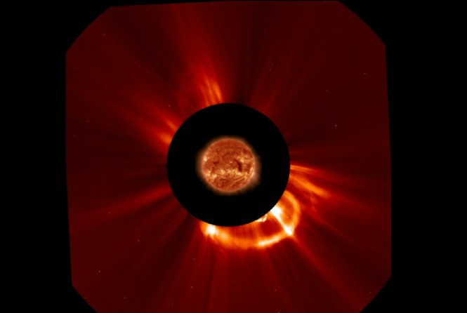 ESA e NASA / SOHO, SDO