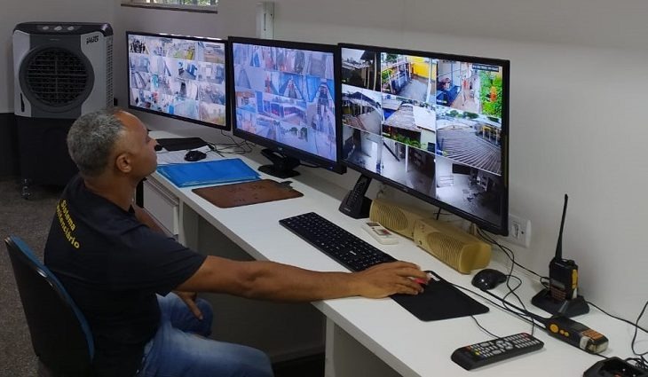 Penitenciária de Amambai está mais vigiada e segura Através de 41 câmeras de vídeo, as instalações da penitenciaria são monitoradas / Foto: Assessoria
