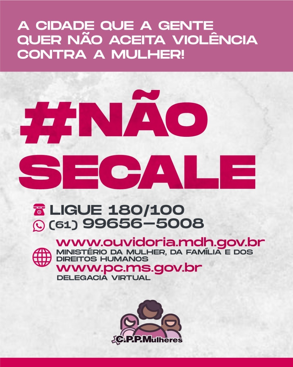 Denúncias de violência doméstica poderão ser feitas pelo WhatsApp Foto: Decom