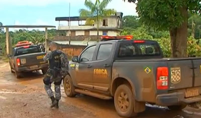 Milícia Tupinambá troca tiros com a Força Nacional em Buerarema, no sul da Bahia