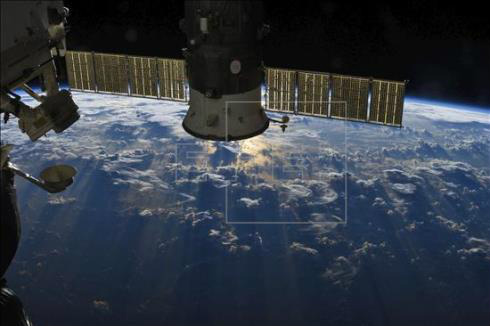 Até o ano próximo, um total de sete satélites será lançado pela Agência Espacial da Ucrânia com foguetes russos. EFE/NASA/Arquivo 