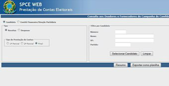 Atualizados dados da prestação de contas do PSDB