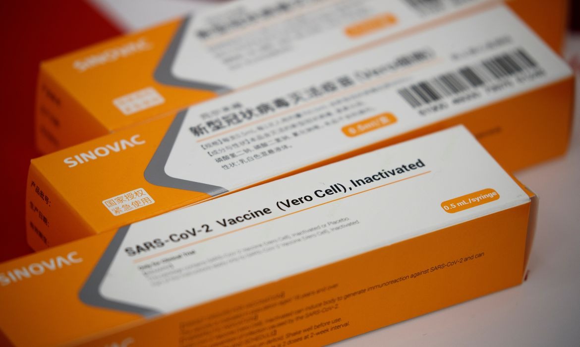 Butantan entrega mais 2 milhões de doses da vacina contra a covid-19 Foto: Agência Brasil