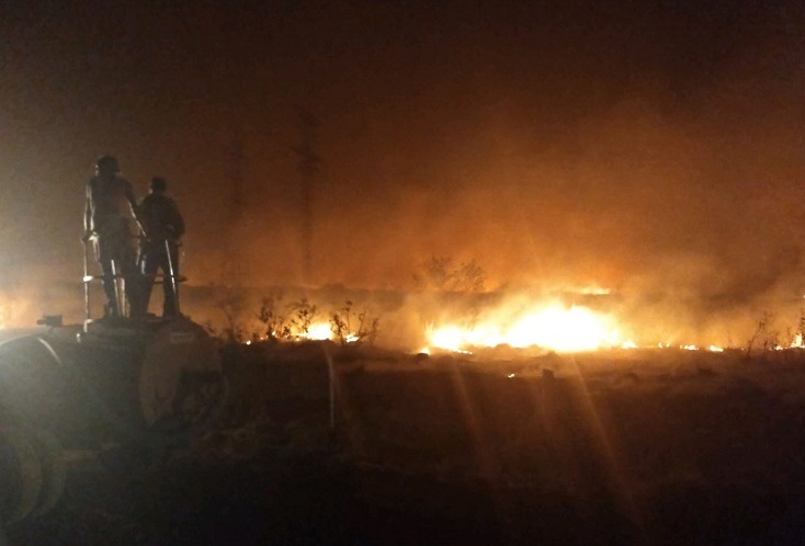 Incêndios no Pantanal já devastaram 20% do bioma No total, 147 pessoas trabalham para conter as chamas, que continuam avançando - Foto: Foto: Bombeiros / Divulgação