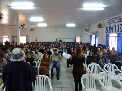 A assembleia está sendo convocada pela presidente do Simted, professora Olga Tobias MarianoFoto: Assessoria 