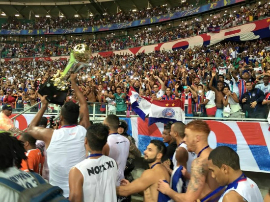Bahia reverteu placar adverso do primeiro jogo para levantar taça