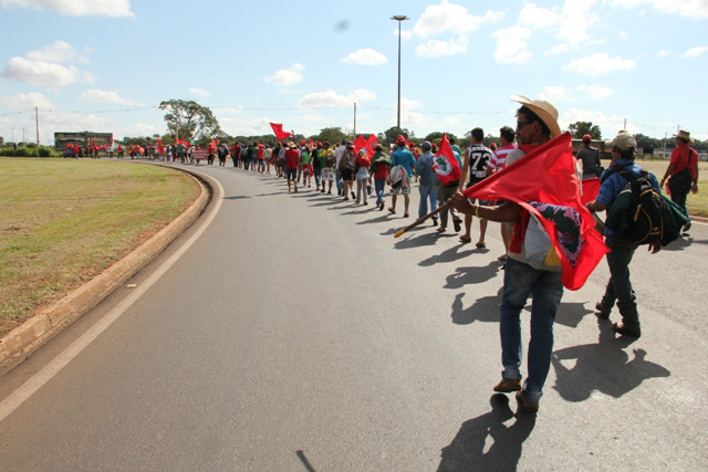 A Marcha da Classe Trabalhadora do Campo e da Cidade entra em Campo Grande A Marcha da Classe Trabalhadora do Campo e da Cidade entra em Campo Grande