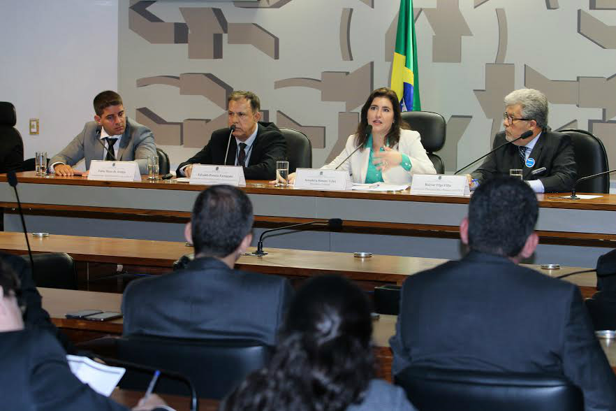 Custo do narcotráfico ultrapassa R$ 60 bilhões A senadora Simone TebetFoto: Divulgação