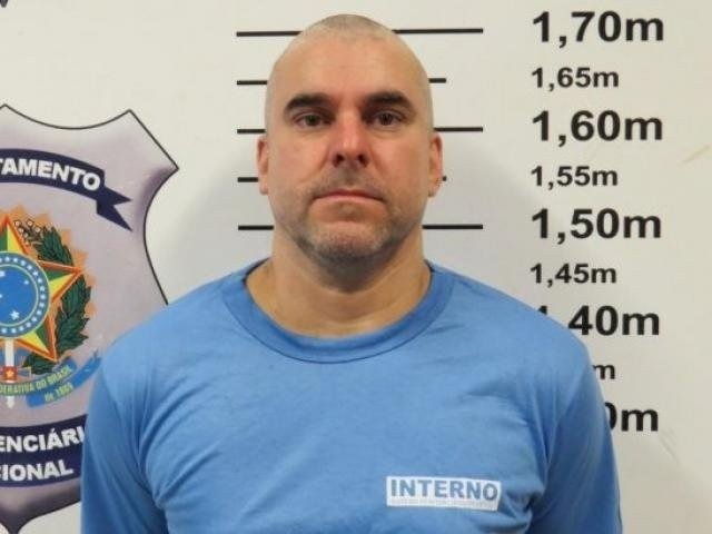 Dinheiro enviado pelo tráfico a Marcelo Piloto era sacado em banco de MS Marcelo Piloto durante o registro de interno no presídio de Catanduvas. (Foto: Hoy)