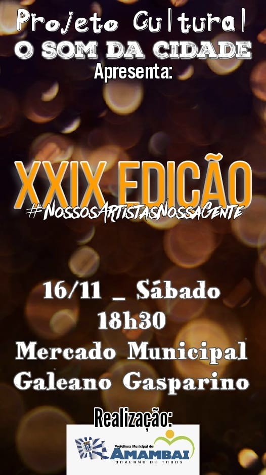 Agenda de eventos para Amambai e região Agenda de eventos para Amambai e região