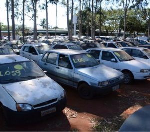 Pátio lotado no Detran-MS em Campo GrandeFoto: Divulgação 