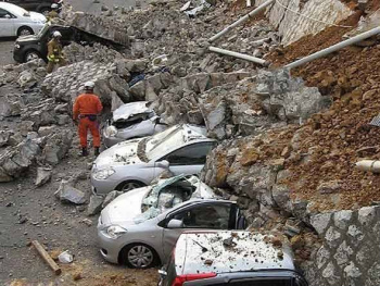 Cidade de Ibaraki, no Japão, uma das atingidas pelo terremoto de 8,8 graus