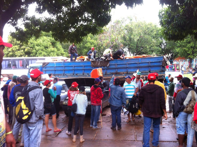 Marcha da Classe Trabalhadora do Campo e da Cidade chega à Campo Grande Chegada dos integrantes da Marcha no campus da UFMS em Campo Grande.