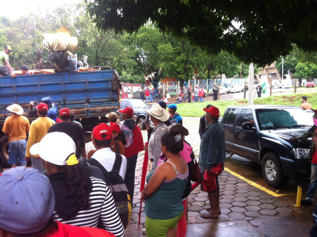 Marcha da Classe Trabalhadora do Campo e da Cidade chega à Campo Grande Na terça-feira (5), às 9h, irá acontecer um grande ato de encerramento das atividades, na praça Ary Coelho.