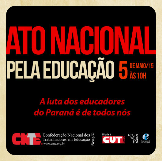A luta dos professores do Paraná é a luta de todos nós!