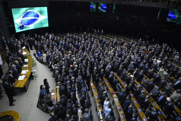 A presidência da Câmara é eleita por meio de voto secreto dos deputados às 18h - Wilson Dias/Agência Brasil