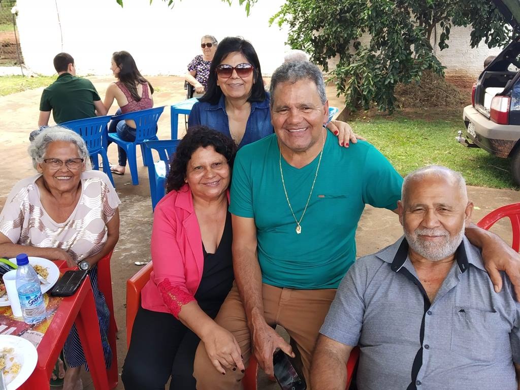 Pedro Valmor com seus irmãos.