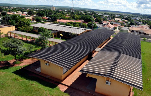 Vista do alto da escola Dom Aquino Corrêa.