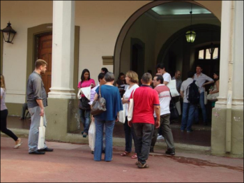 UEMS de Amambai realiza intercâmbio com universidade paraguaia Universidade de Ciências Socais e Política de Assunção, Paraguai.