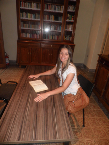 UEMS de Amambai realiza intercâmbio com universidade paraguaia A socioóloga Josimara Reis dos Santos.