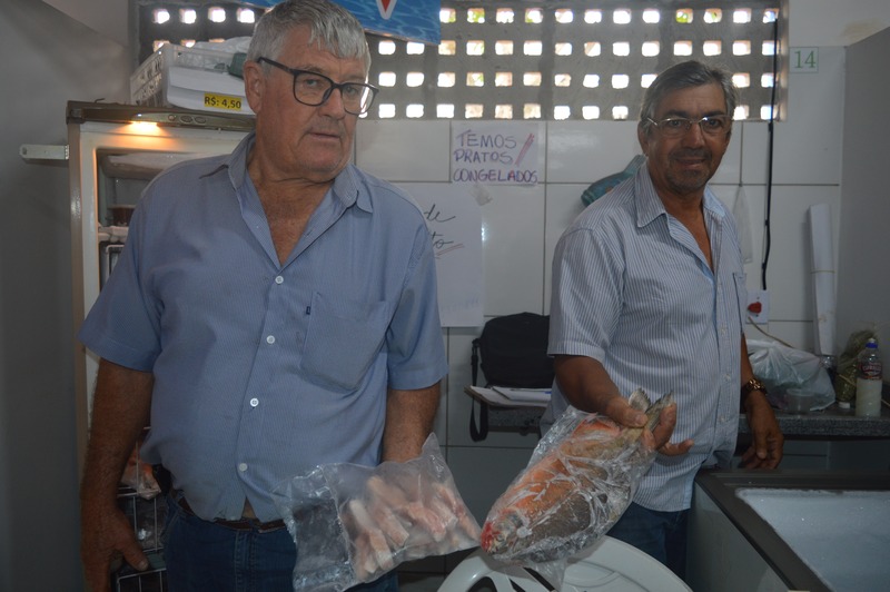 Associação dos Piscicultores é uma das expositoras no Mercado Municipal / Foto: Moreira Produções