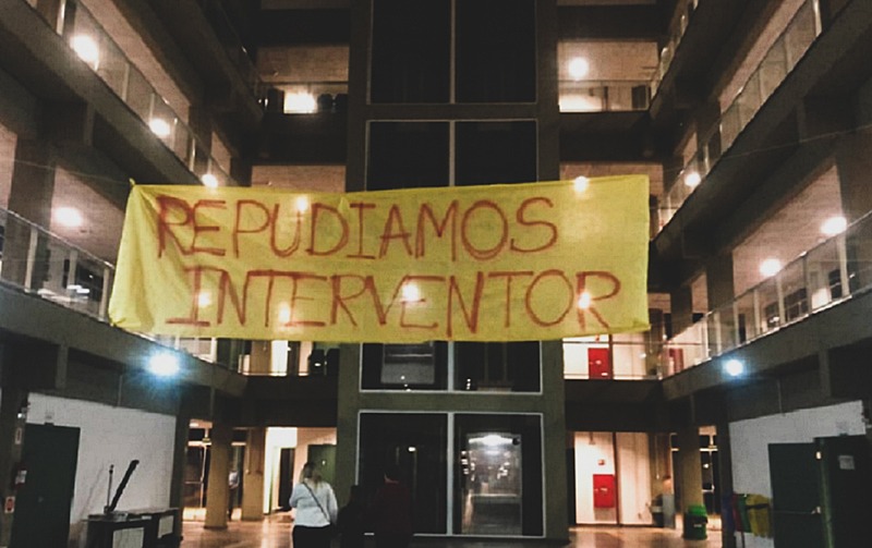 Manifestação na UFFS, uma das universidades que tiveram lista tríplice desprezada por Bolsonaro - SINTE/SC