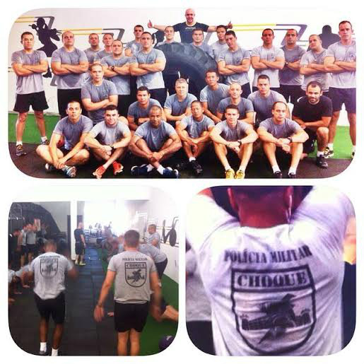 Tropa de choque de MS ganha condicionamento físico com Crosstoffer