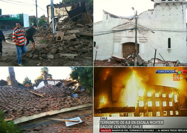 Terremoto no Chile deixa 5 mortos e provoca tsunami