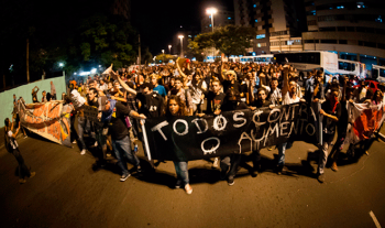 Após o aumento, que ocorreu na última quinta-feira (21) e elevou a tarifa de R$ 2,85 para R$ 3,05, os manifestantes têm realizado praticamente um ato por dia