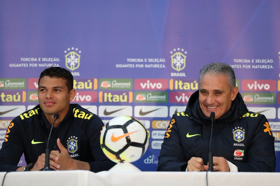 Thiago Silva será o capitão contra a Argentina Foto: Divulgação