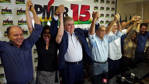 Senador Moka e deputado Márcio Fernandes confirmaram disputa à reeleição - Foto: Ascom/MDB-MS