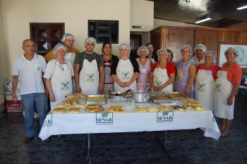 Almoço servido no encerramento do curso. Foto: Moreira Produções