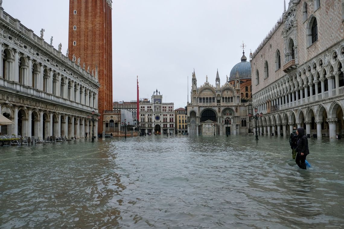 Veneza tem a maior maré dos últimos 50 anos REUTERS/Manuel Silvestri