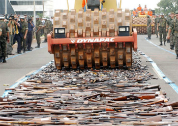 Destruição de armas retidas em fóruns será mais ágil