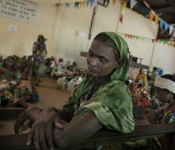 Deslocada na República Centro-Africana. Foto: Acnur/A.Greco