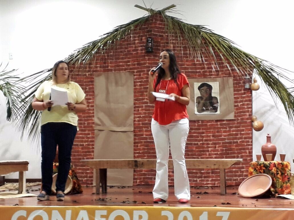 Vice-presidenta da Fetems participa do Coletivo Nacional de Formação da CUT Foto: Divulgação