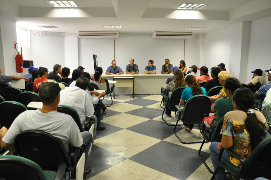 Em visita à Campo Grande, assentados participaram de reunião na sede do Incra / Fonte: Assessoria